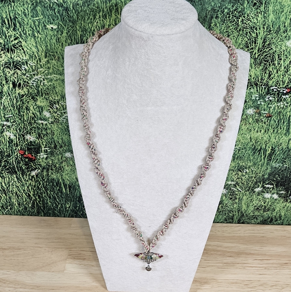 New✨️UFO Ship Hemp Necklace - Picture 5 of 7